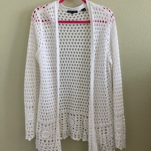 Jeanne Pierre Crochet Cardigan, size large